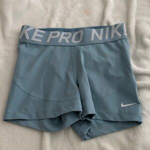 Nike Women's Athletic Shorts in Light Blue